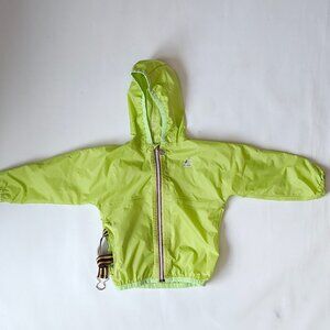 FUN KIDS KWAY Windbreaker Jacket Size 4Y KIDS Rain and Wind Jacket Packable